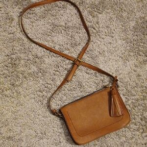 Brown Leather Crossbody Bag